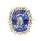 Bague Pompadour Or jaune Saphir - Castafiore