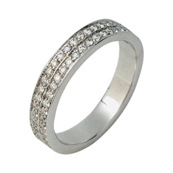 Bague REPOSSI, "Berbère", or blanc et diamants - Castafiore