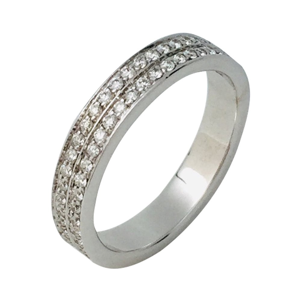 Bague REPOSSI, "Berbère", or blanc et diamants - Castafiore