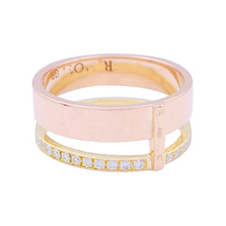 Bague REPOSSI ,deux ors et diamants - Castafiore