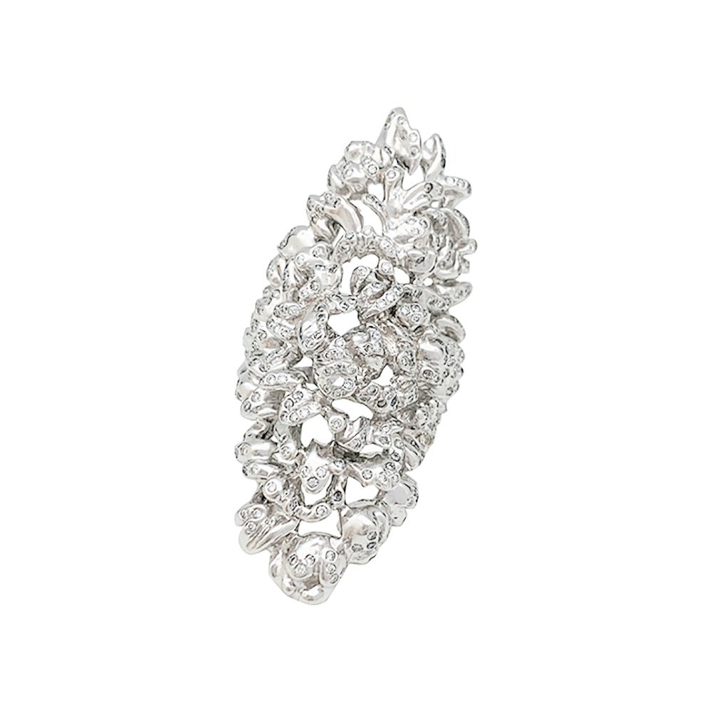 Bague REPOSSI "Nérée" en or blanc et diamants - Castafiore