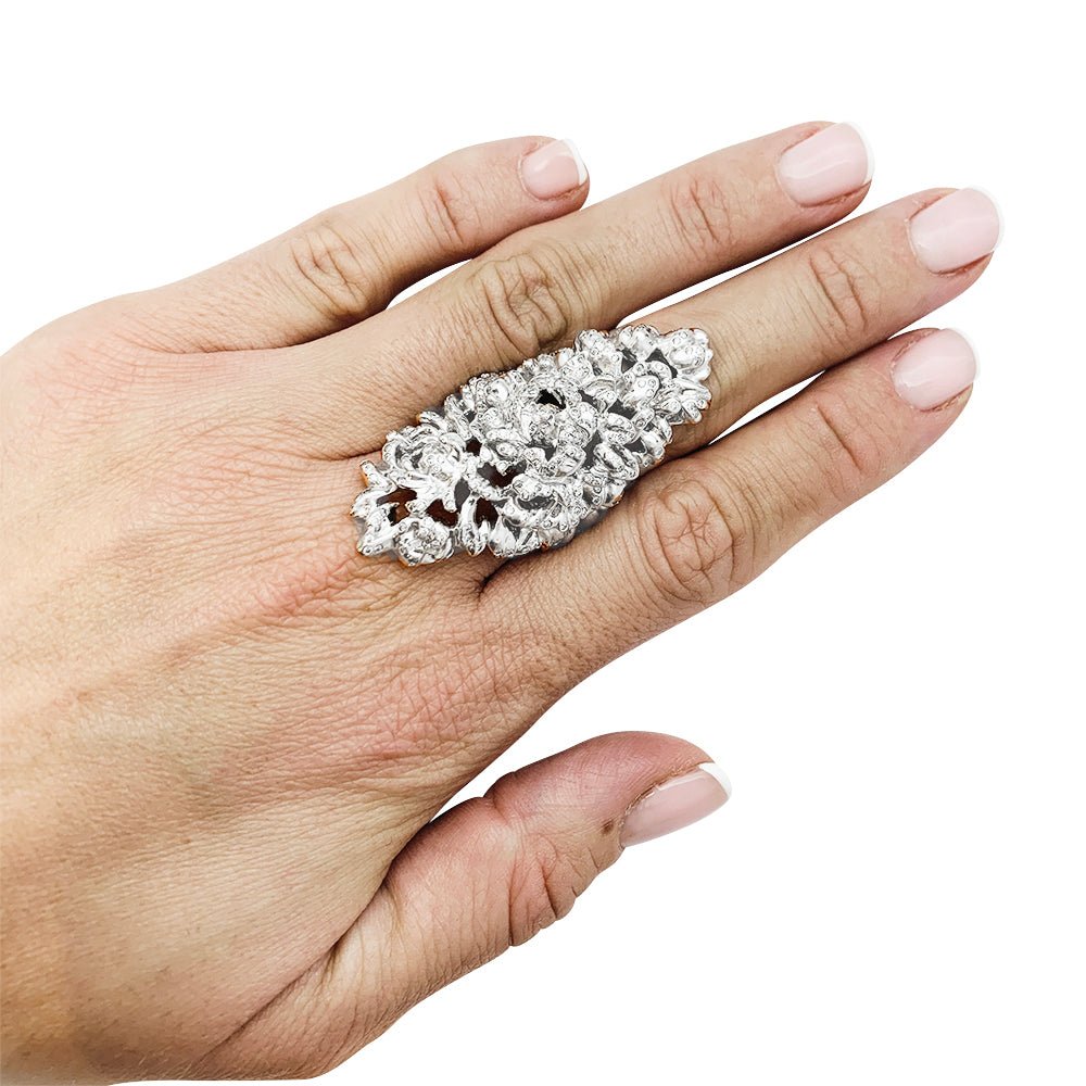Bague REPOSSI "Nérée" en or blanc et diamants - Castafiore