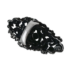 Bague REPOSSI "Nérée" en or blanc noirci et diamants - Castafiore