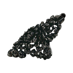 Bague REPOSSI "Nérée" en or blanc noirci et diamants - Castafiore