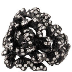 Bague REPOSSI "Nérée" en or noir et diamants - Castafiore