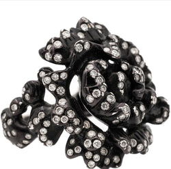 Bague REPOSSI "Nérée" en or noir et diamants - Castafiore