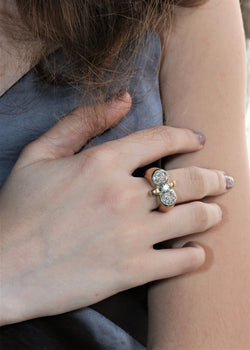 Bague Rétro 1940 Noeud - Castafiore