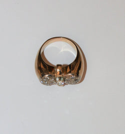 Bague Rétro 1940 Noeud - Castafiore