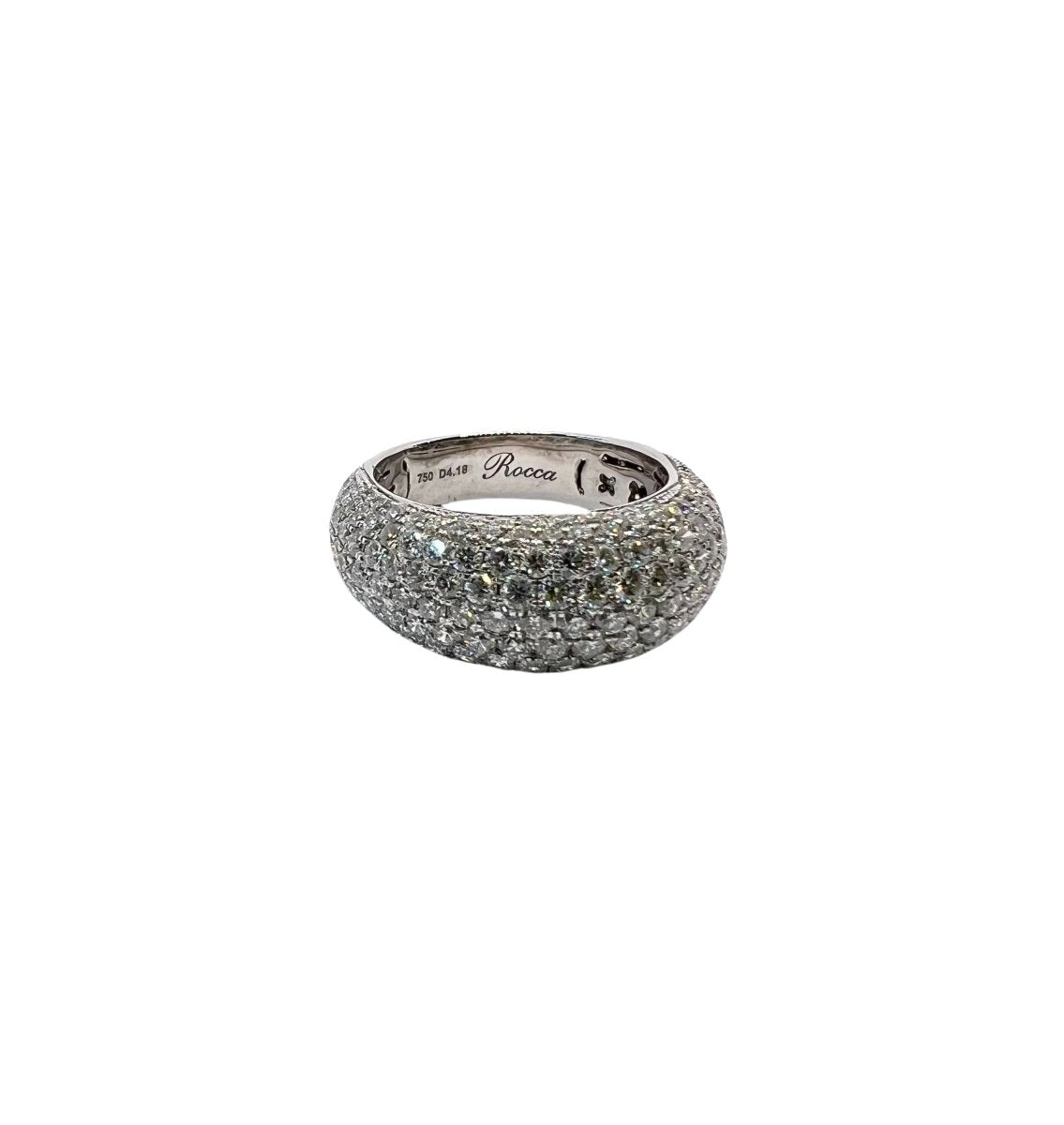 Bague ROCCA en or blanc et diamant - Castafiore