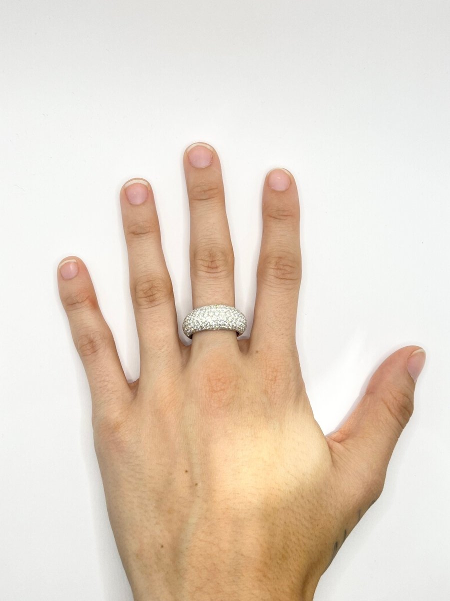 Bague ROCCA en or blanc et diamant - Castafiore