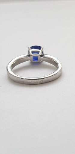 Bague saphir diamants - Castafiore