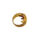 Bague Serpent en or granité et rubis - Castafiore