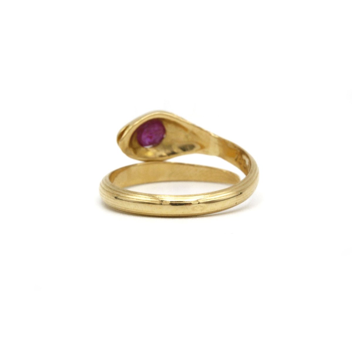 Bague Serpent - Or et Rubis - Castafiore