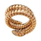 Bague "Serpenti" BULGARI, en or rose et diamants - Castafiore