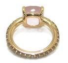 Bague signée Pomellato modèle baby en quartz rose - Castafiore