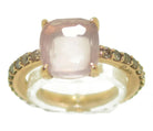 Bague signée Pomellato modèle baby en quartz rose - Castafiore