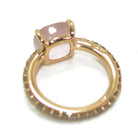 Bague signée Pomellato modèle baby en quartz rose - Castafiore