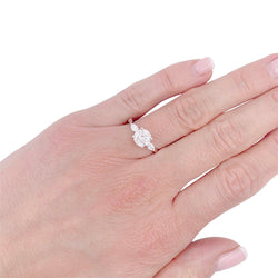 Bague solitaire 1,08 carat G Pur 10x - Castafiore