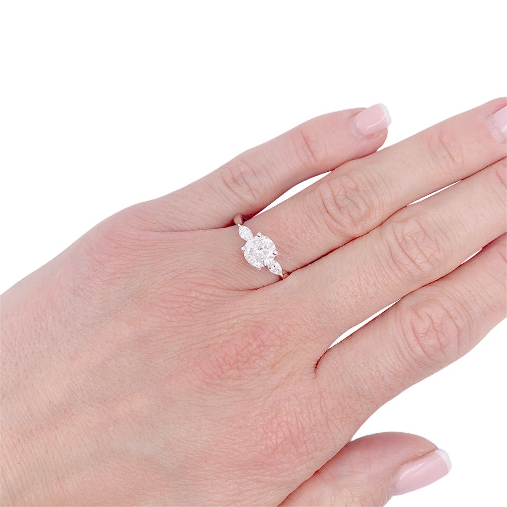 Bague solitaire 1,08 carat G Pur 10x - Castafiore