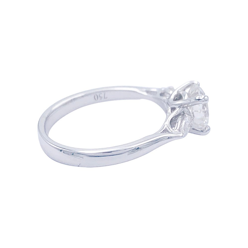 Bague solitaire 1,08 carat G Pur 10x - Castafiore