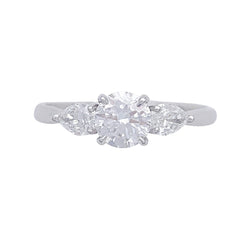 Bague solitaire accompagné - Castafiore