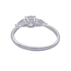 Bague solitaire accompagné - Castafiore