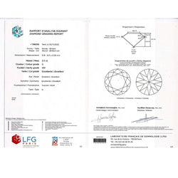 Bague Solitaire CARTIER "1895" en platine et diamant - Castafiore