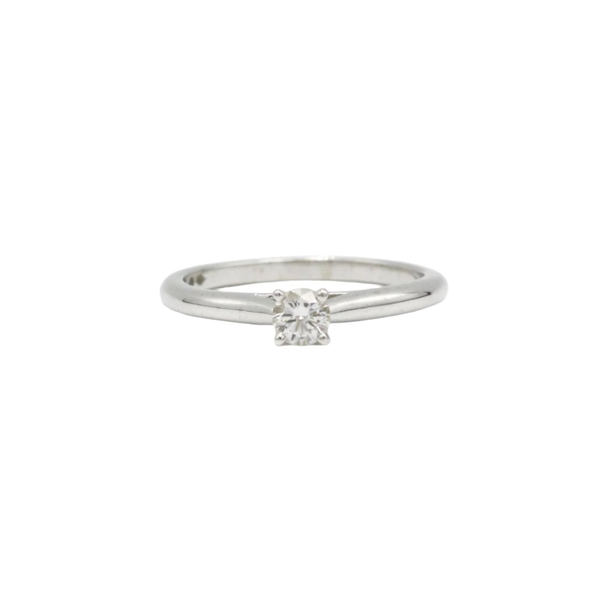 Bague Solitaire CARTIER en platine et diamant - Castafiore