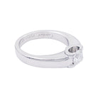 Bague Solitaire CARTIER, "Louis Cartier" en platine et diamant. - Castafiore