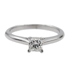 Bague Solitaire CARTIER platine et diamant - Castafiore