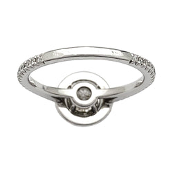 Bague solitaire diamant 1,01 carat en or blanc - Castafiore