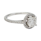 Bague solitaire diamant 1,01 carat en or blanc - Castafiore