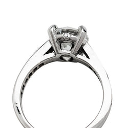 Bague solitaire diamant 2,02 carats en platine - Castafiore