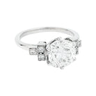 Bague solitaire diamant 2,06 carats en or blanc - Castafiore