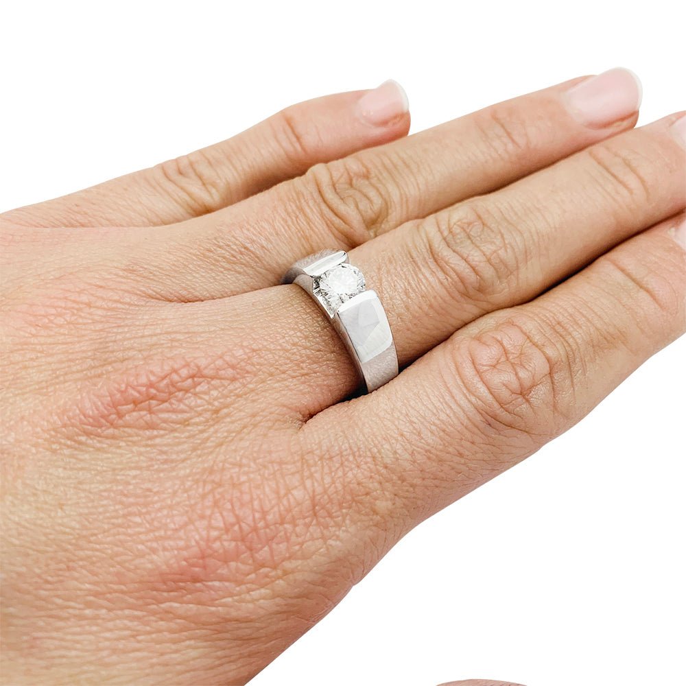 Bague solitaire diamant - Castafiore