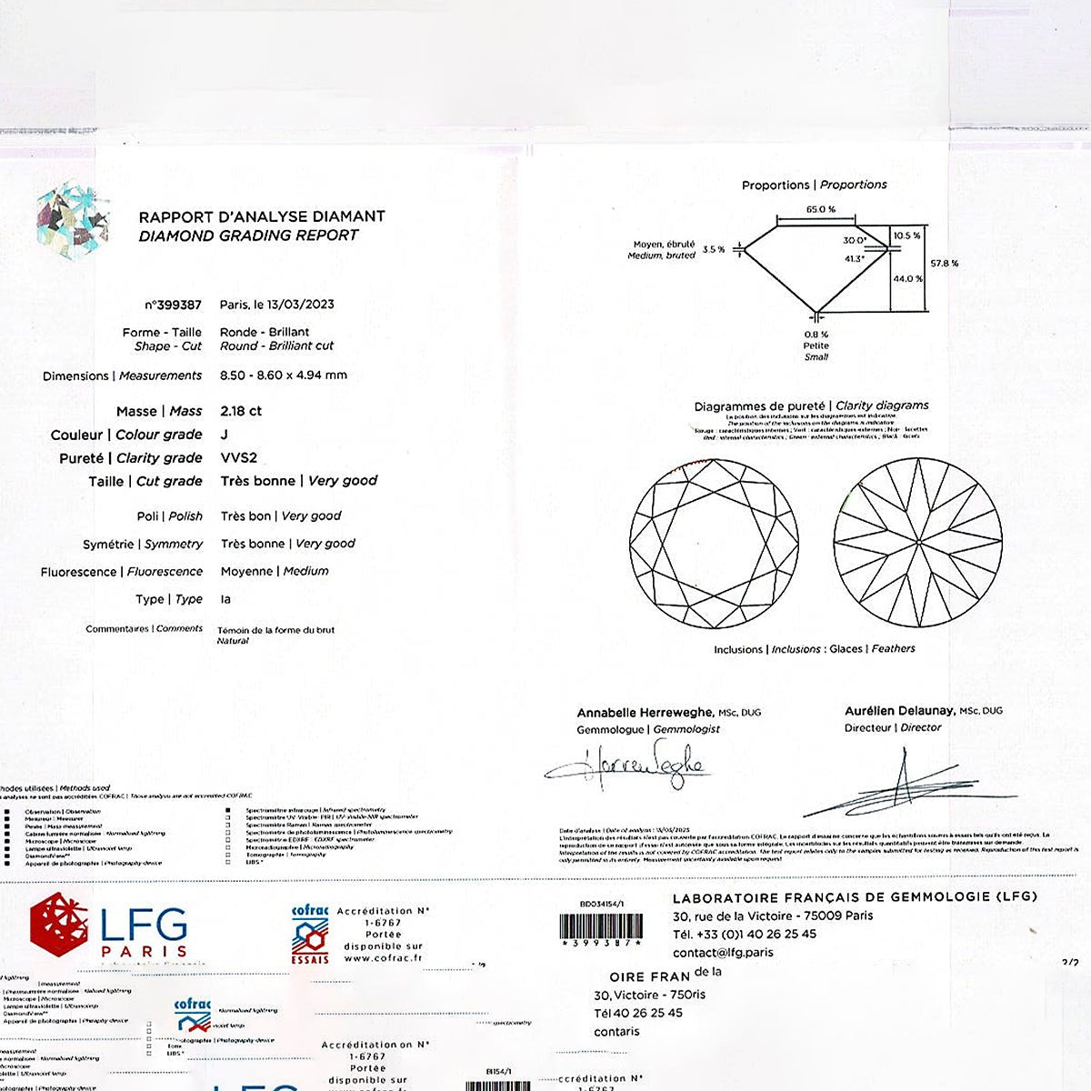 Bague solitaire diamant - Castafiore