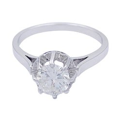 Bague solitaire diamant - Castafiore