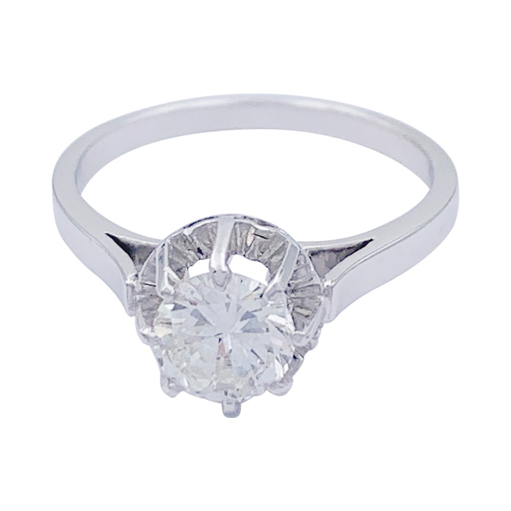 Bague solitaire diamant - Castafiore