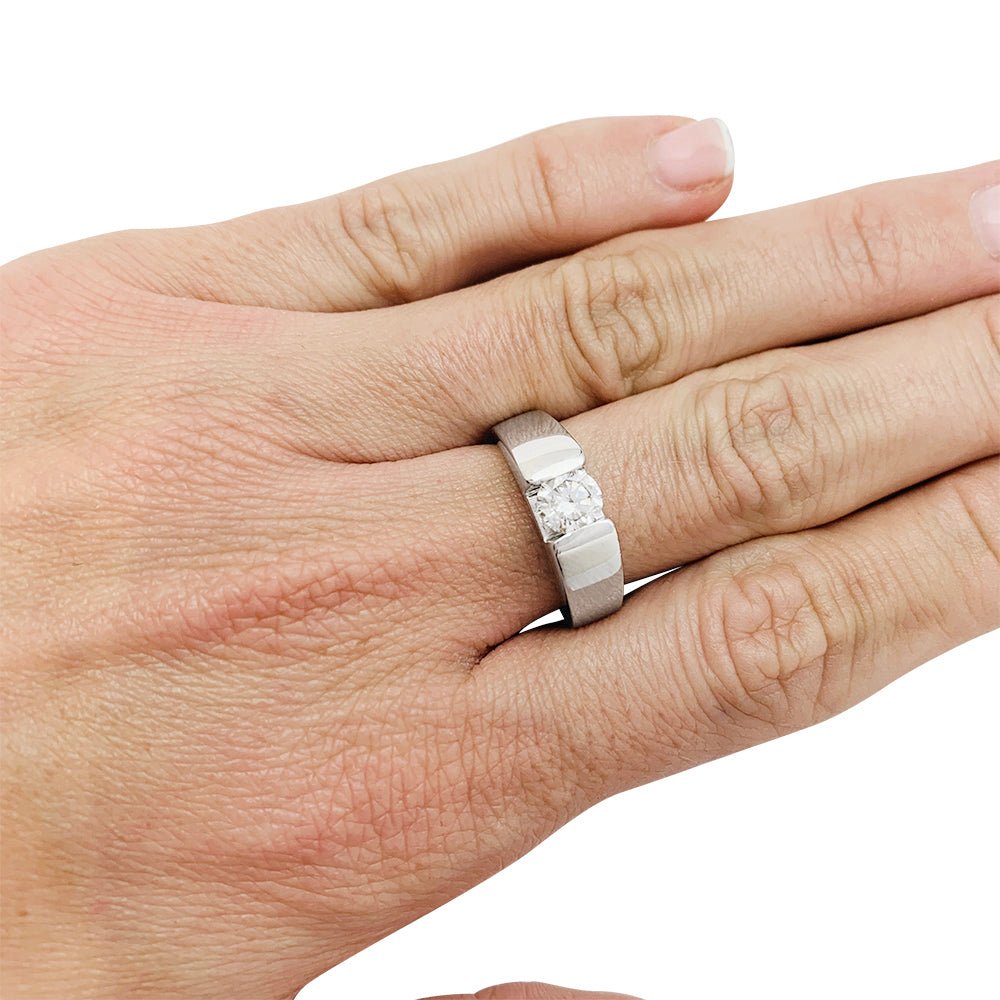 Bague solitaire diamant - Castafiore