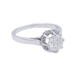 Bague solitaire diamant - Castafiore
