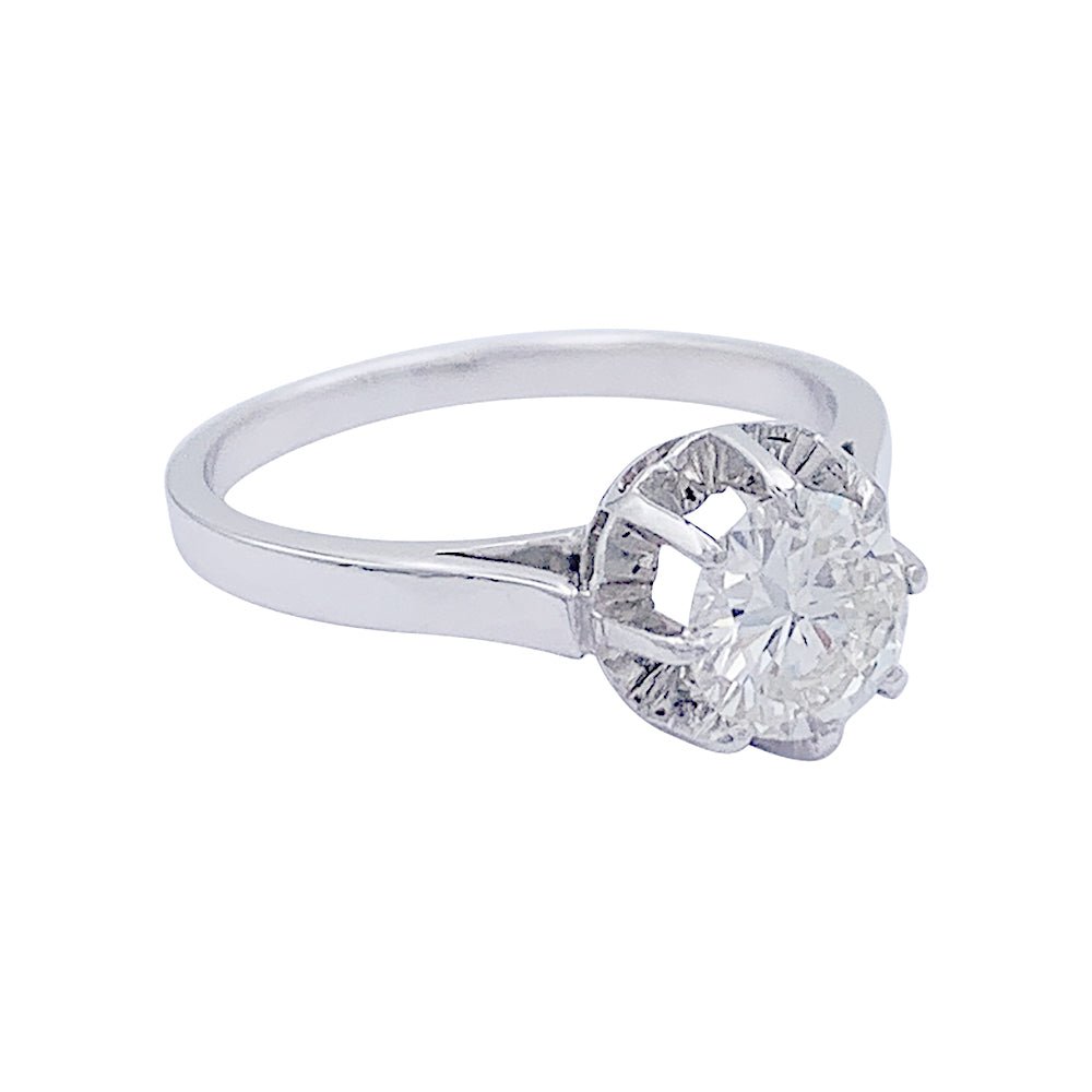 Bague solitaire diamant - Castafiore