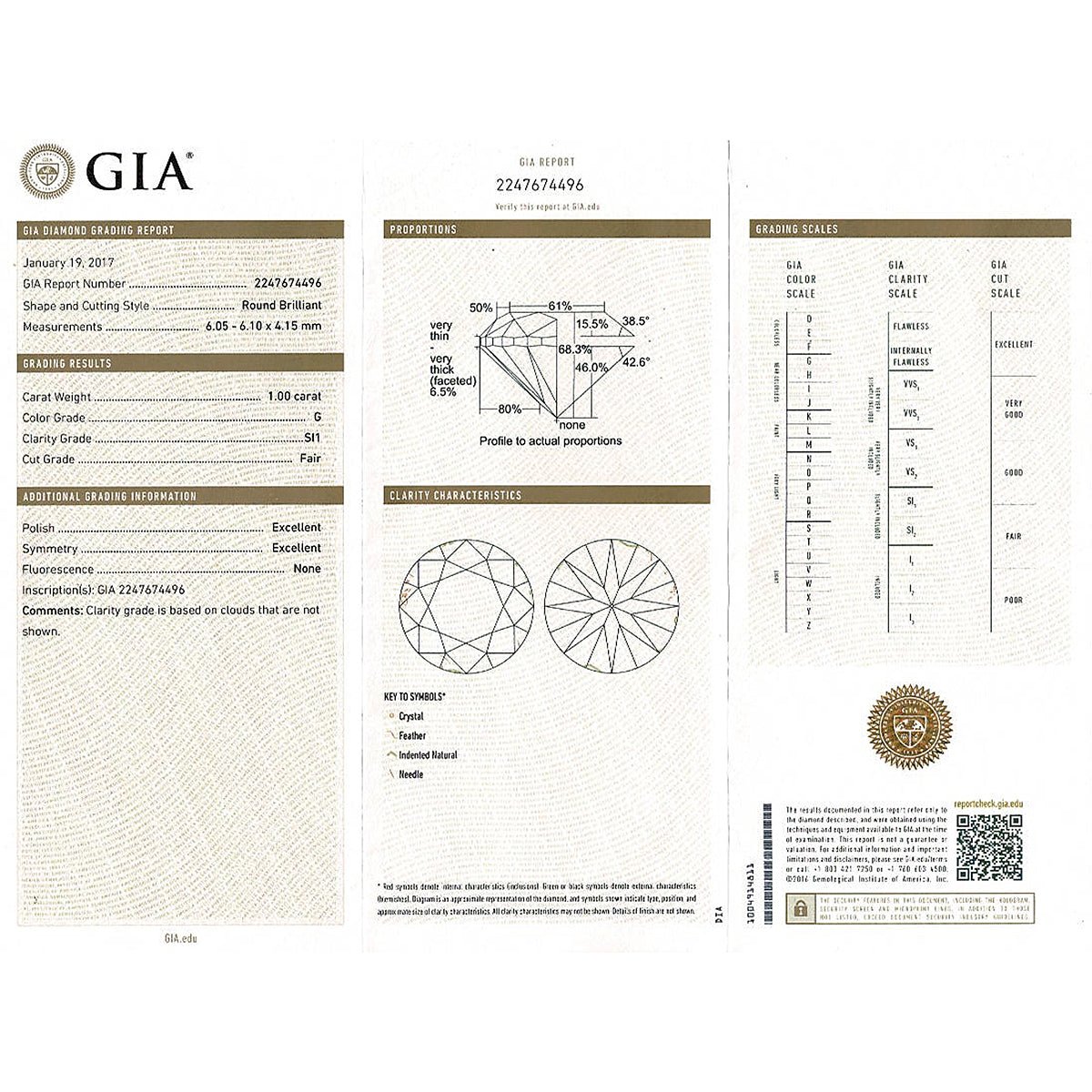 Bague solitaire diamant, or blanc - Castafiore