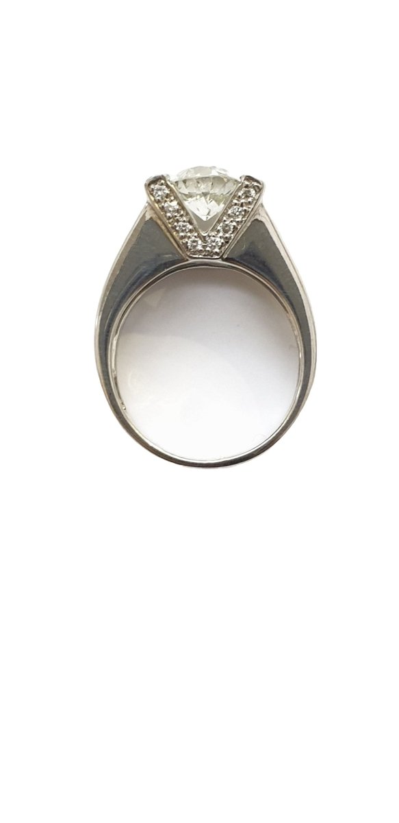Bague solitaire diamant taille ancienne - Castafiore