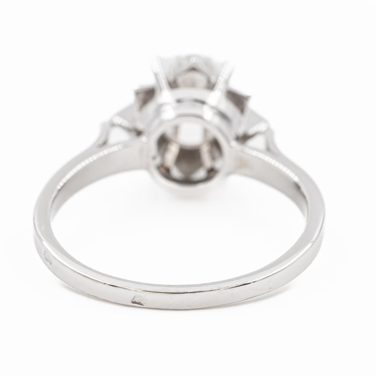 Bague Solitaire en or blanc diamant - Castafiore