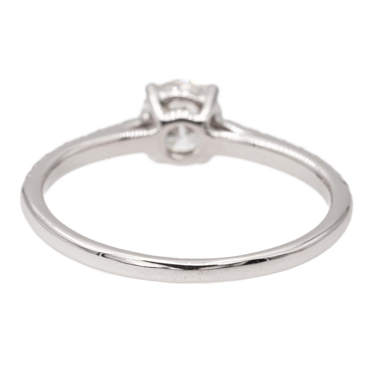 Bague Solitaire en or blanc diamant - Castafiore