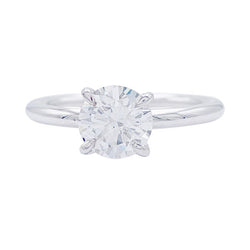 Bague Solitaire en or blanc et diamant - Castafiore