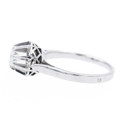 Bague Solitaire en or blanc et diamant - Castafiore