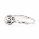 Bague Solitaire en or blanc et diamant - Castafiore