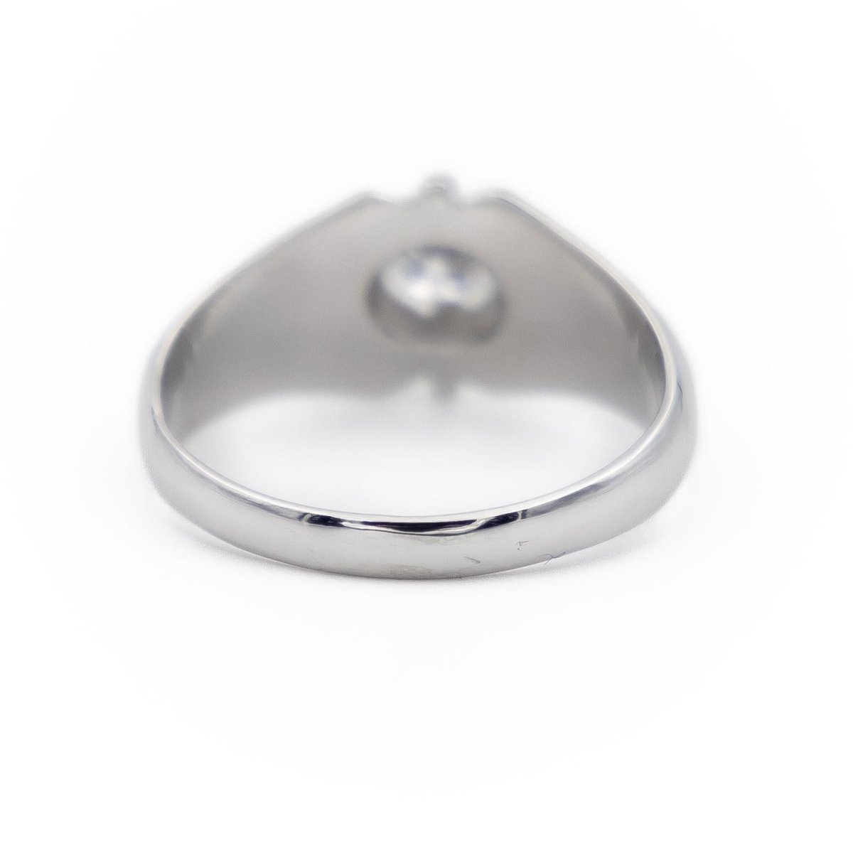 Bague Solitaire en or blanc et diamants - Castafiore