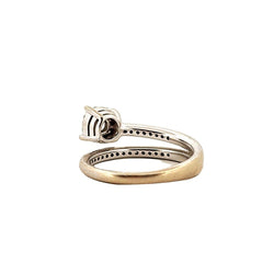 Bague Solitaire en or blanc et diamants - Castafiore